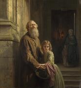 Josephus Laurentius Dyckmans The Blind Beggar Spain oil painting artist